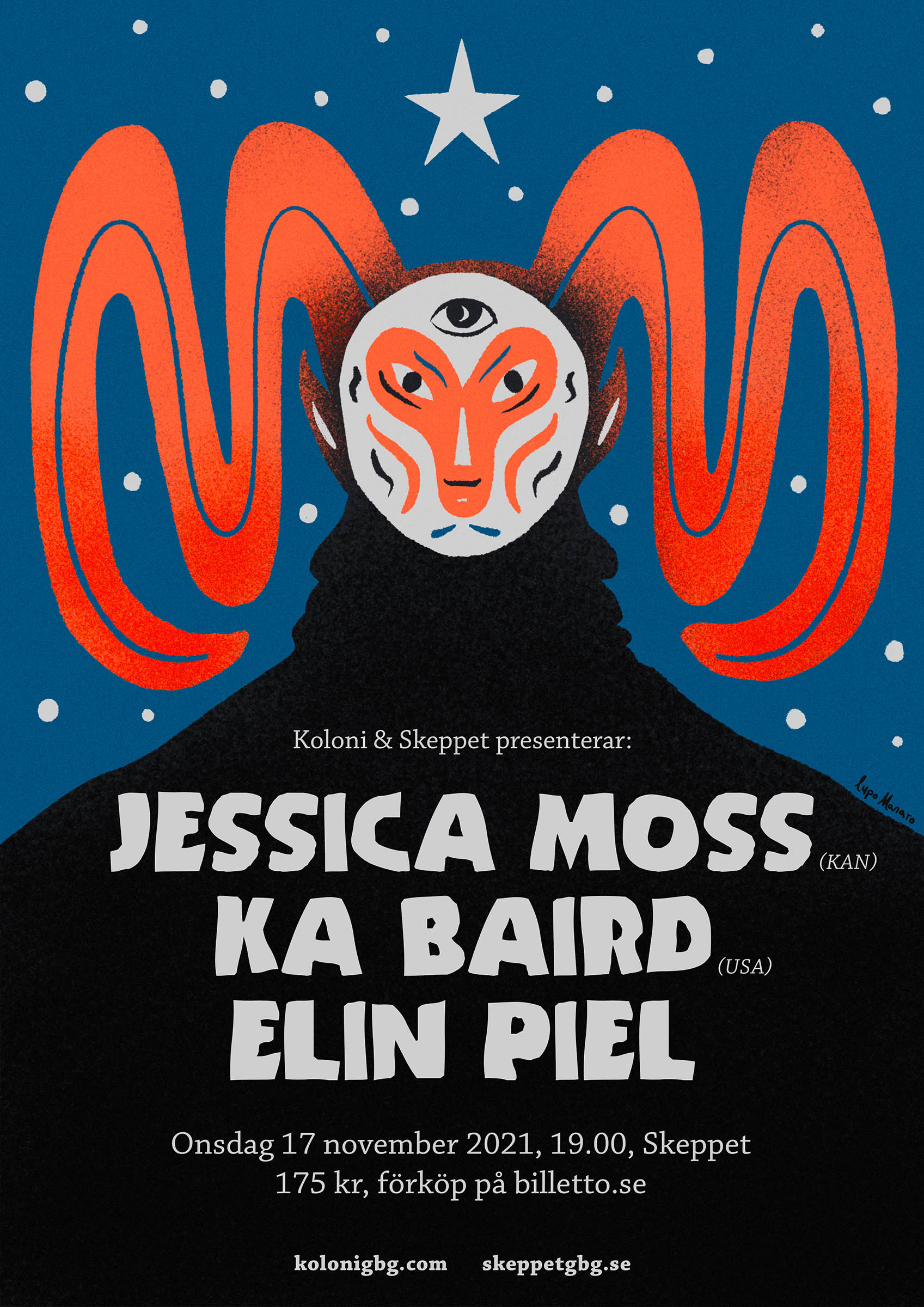 Koloni – Jessica Moss, Ka Baird and Elin Piel